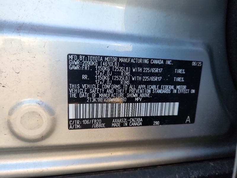 2025 TOYOTA RAV4 LE 13