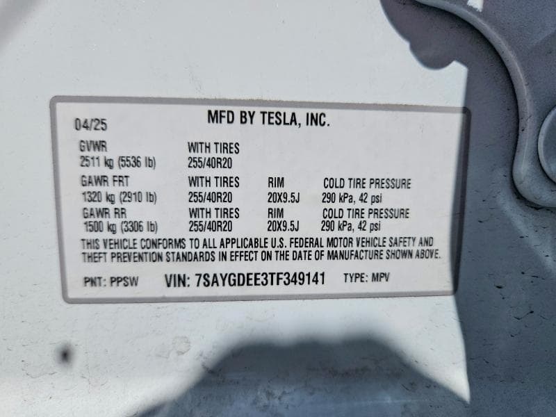 2026 TESLA MODEL Y 13