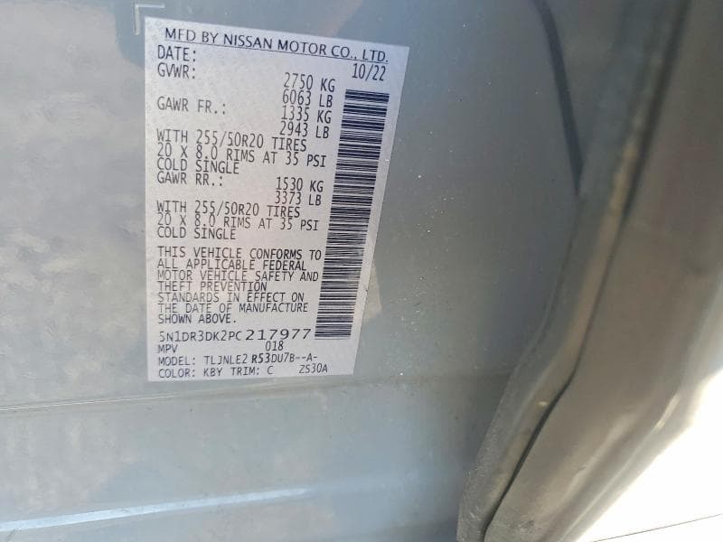 2023 NISSAN PATHFINDER PLATINUM 13