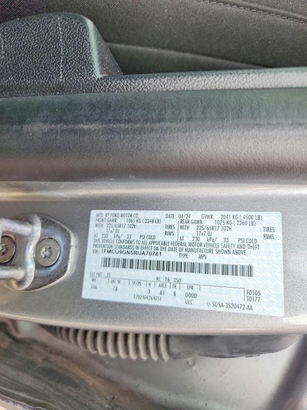 2024 FORD ESCAPE ACTIVE 13