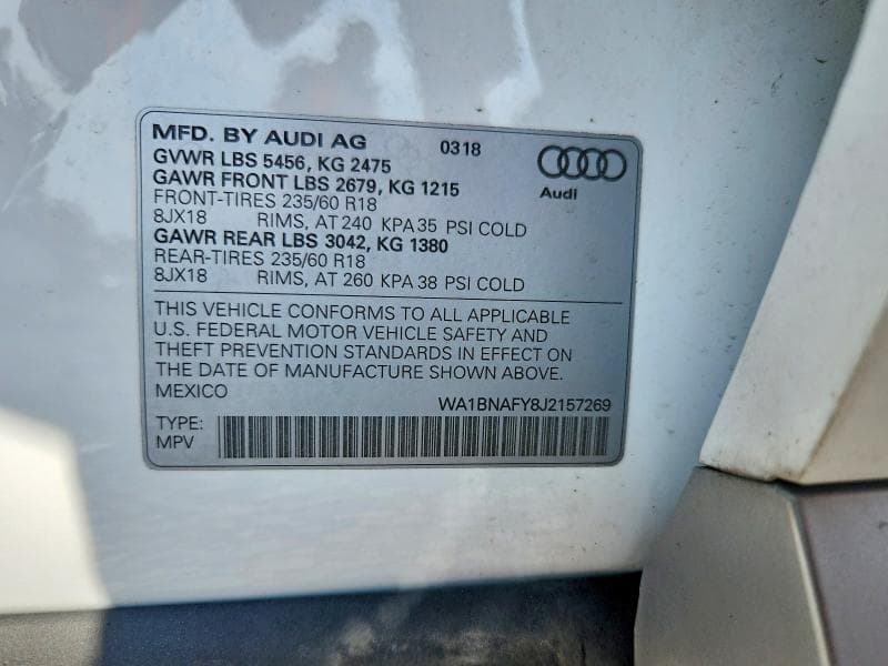 2018 AUDI Q5 PREMIUM PLUS 12