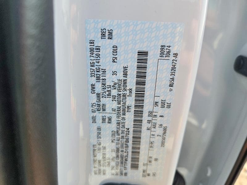 2025 FORD F150 XLT 12