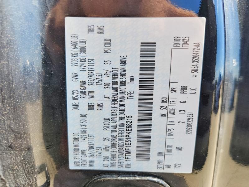 2023 FORD F150 12