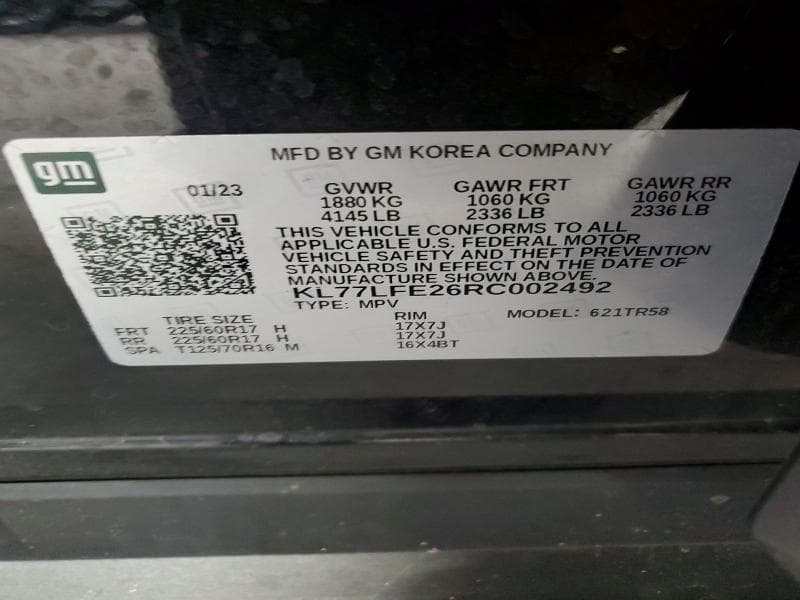 2024 CHEVROLET TRAX LS 12