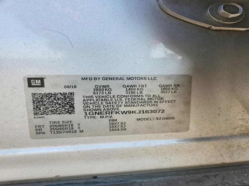 2019 CHEVROLET TRAVERSE LS 13