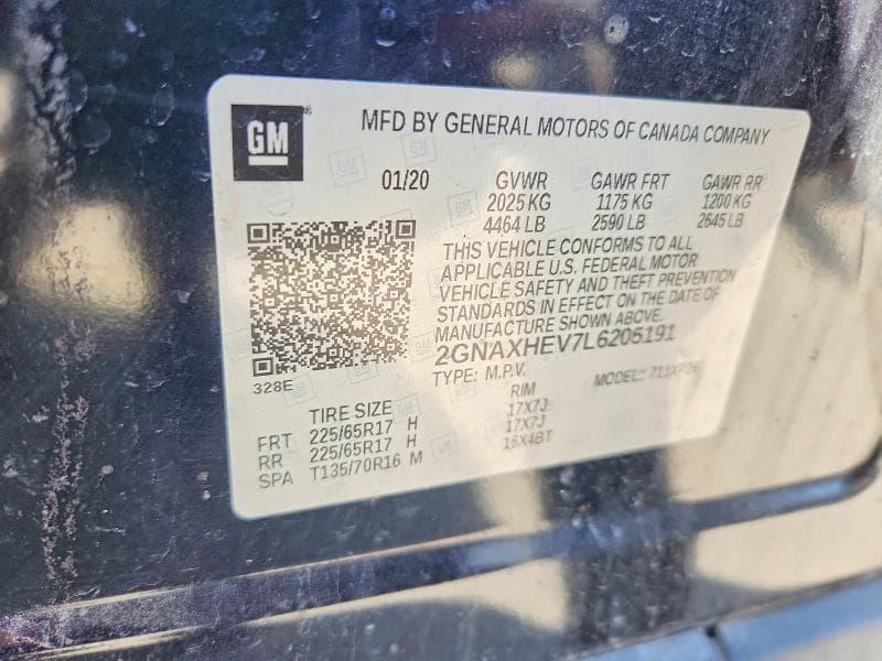 2020 CHEVROLET EQUINOX LS 13