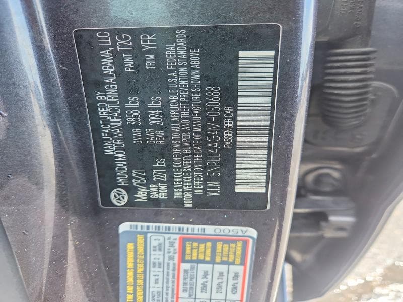 2021 HYUNDAI ELANTRA SE 12