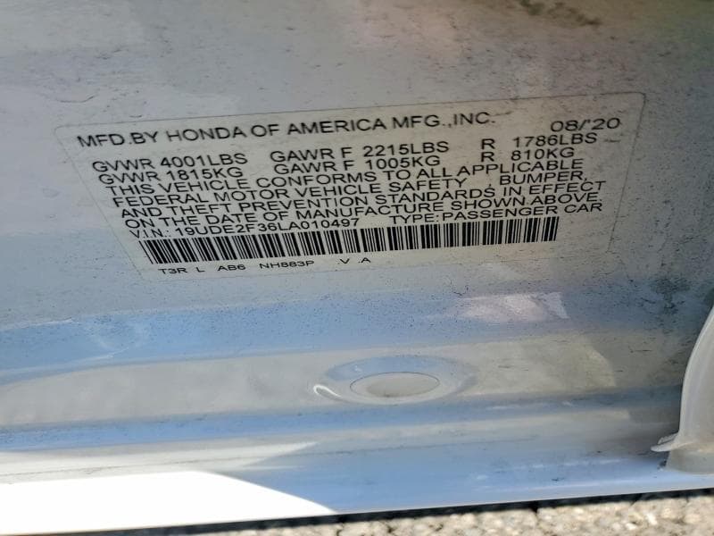 2020 ACURA ILX 13