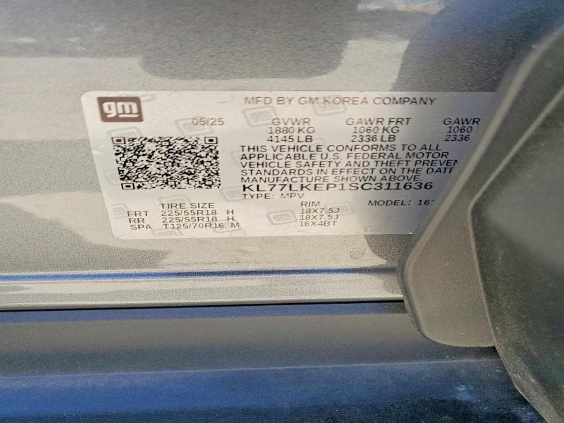 2025 CHEVROLET TRAX ACTIV 12