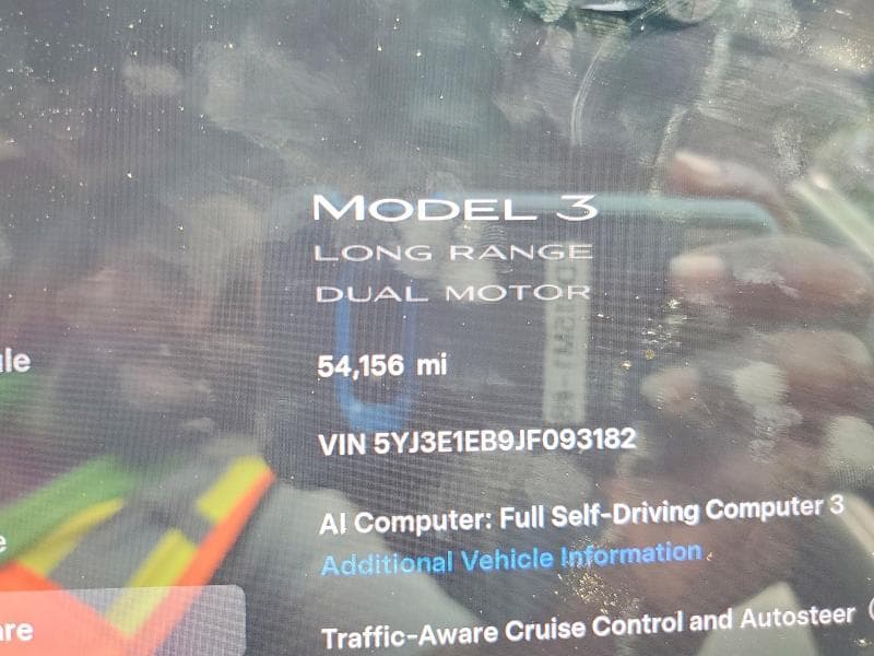 2018 TESLA MODEL 3 9