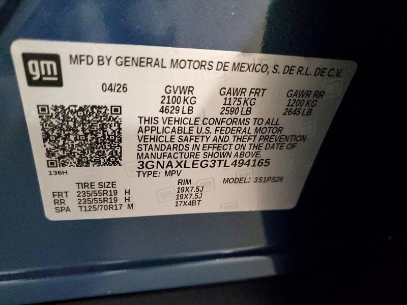 2026 CHEVROLET EQUINOX RS 13