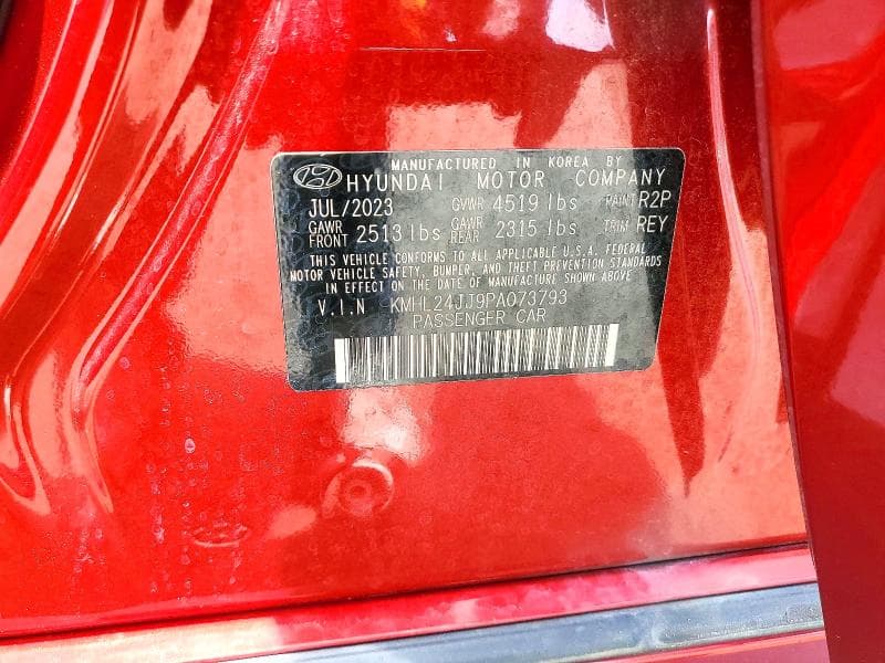 2023 HYUNDAI SONATA HYBRID BLUE 12