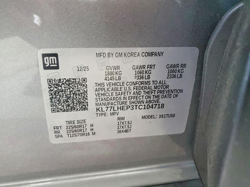 2026 CHEVROLET TRAX 1LT 14