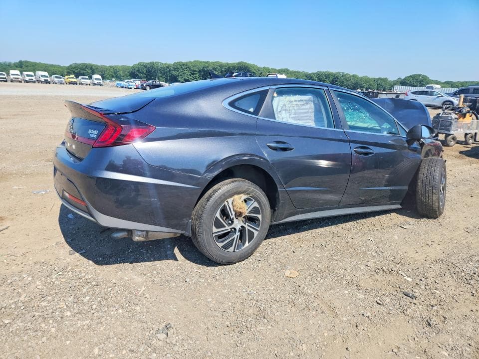 2020 HYUNDAI SONATA HYBRID BLUE 3