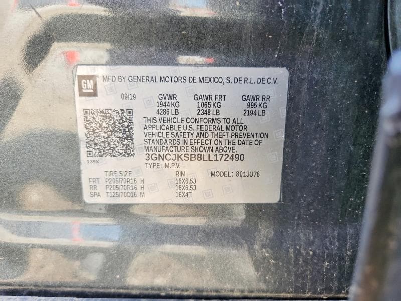 2020 CHEVROLET TRAX LS 12