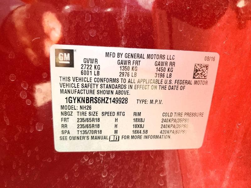 2017 CADILLAC XT5 LUXURY 13