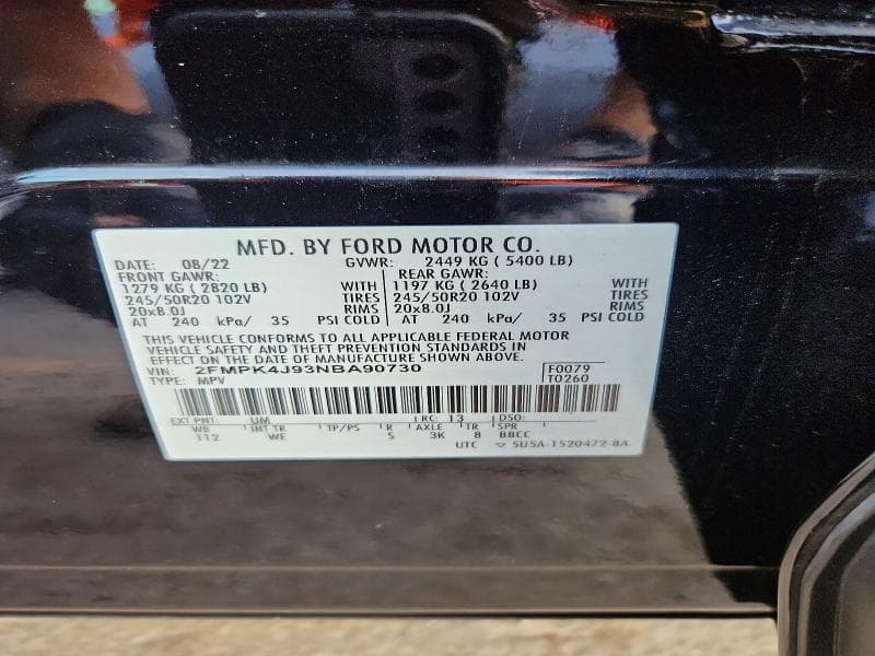 2022 FORD EDGE SEL 13