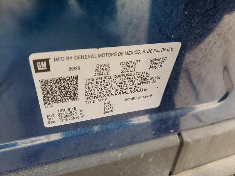 2021 CHEVROLET EQUINOX LT 13