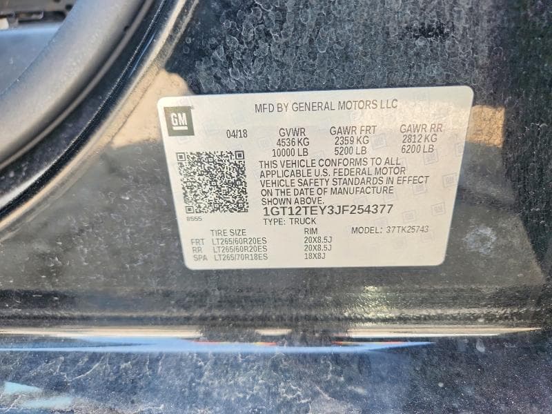 2018 GMC SIERRA K2500 SLT 12