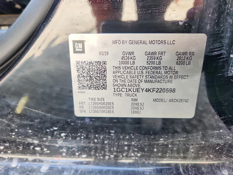 2019 CHEVROLET SILVERADO K2500 HIGH COUNTRY 13