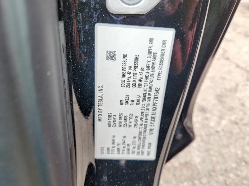 2023 TESLA MODEL 3 12