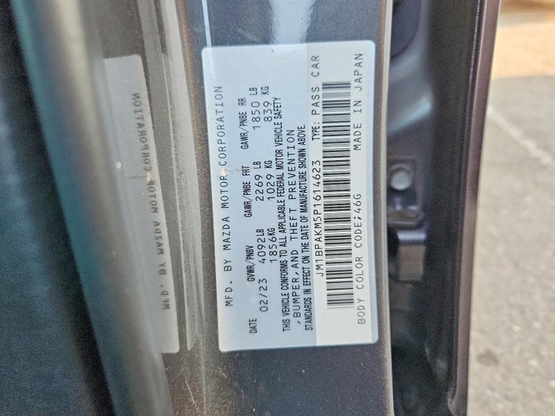 2023 MAZDA 3 SELECT 12