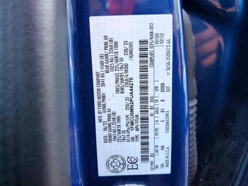 2023 FORD ESCAPE ST LINE 12