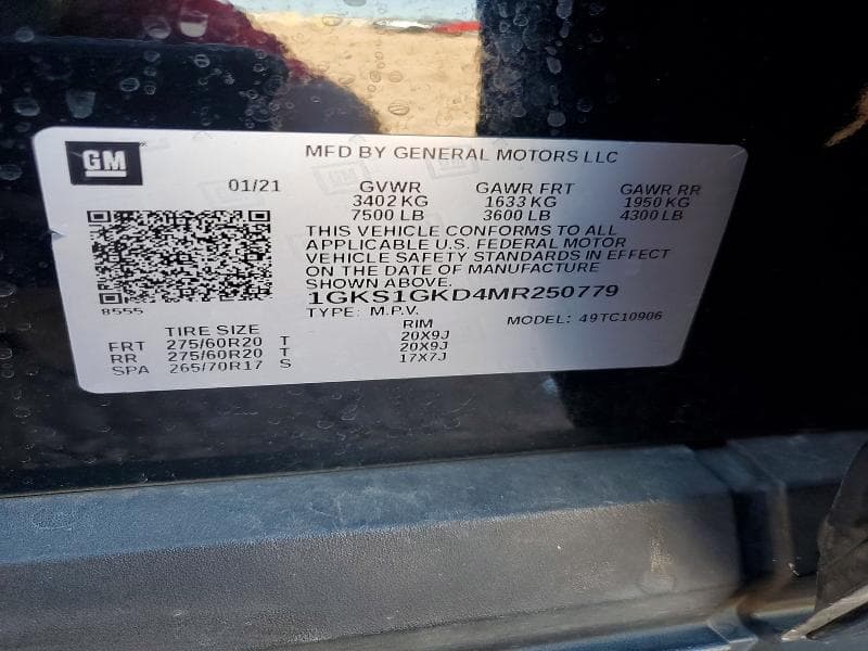 2021 GMC YUKON XL C1500 SLT 13