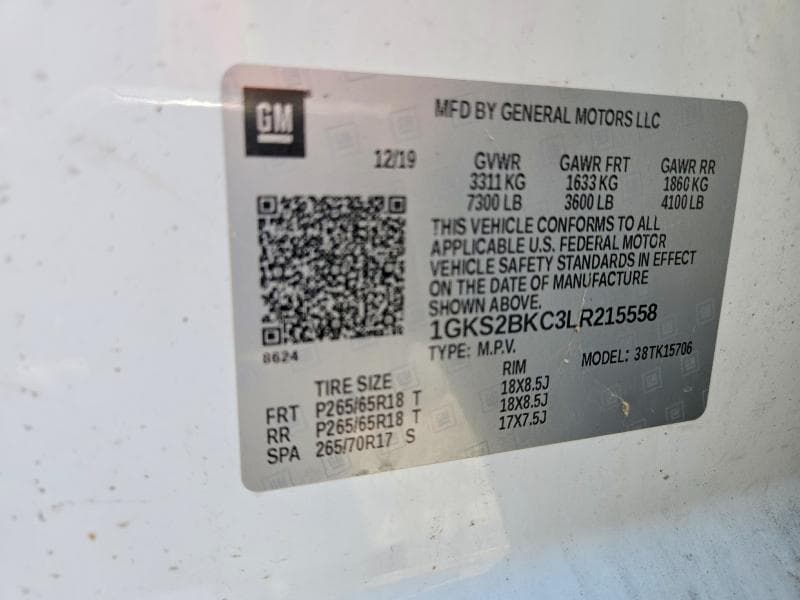 2020 GMC YUKON SLT 14