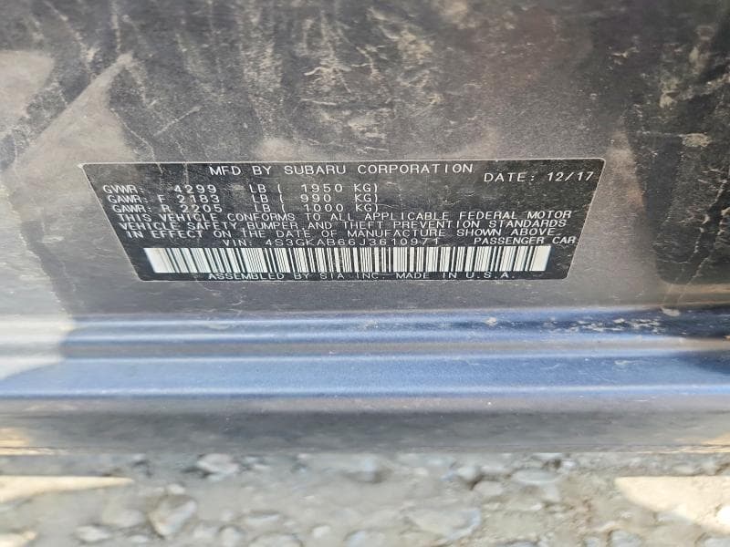 2018 SUBARU IMPREZA PREMIUM 12