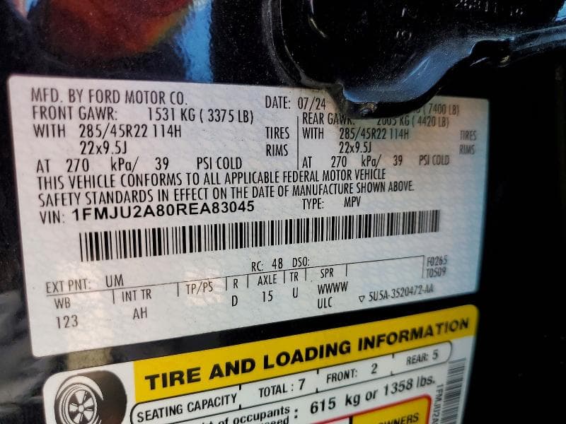 2024 FORD EXPEDITION LIMITED 13