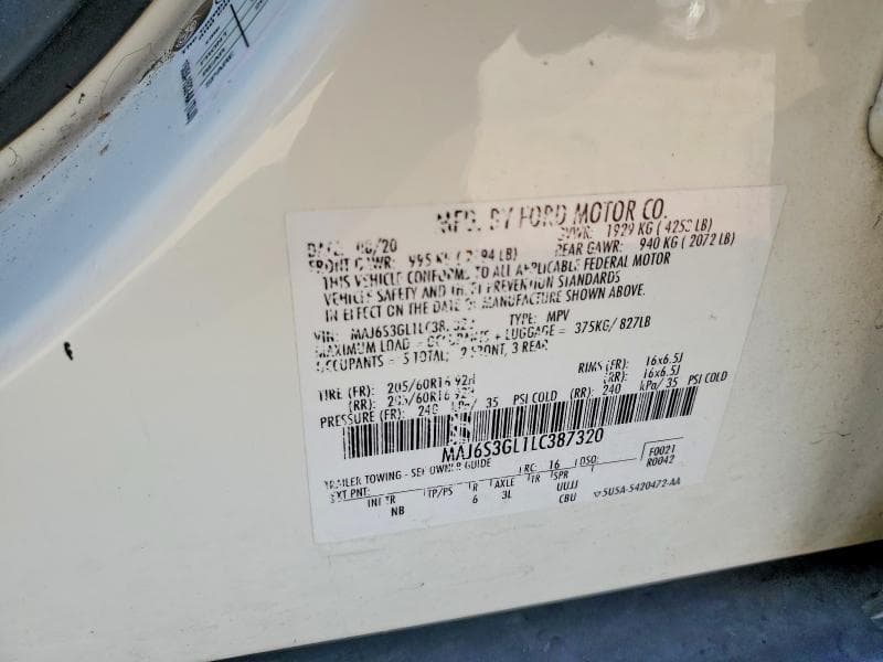 2020 FORD ECOSPORT SE 13