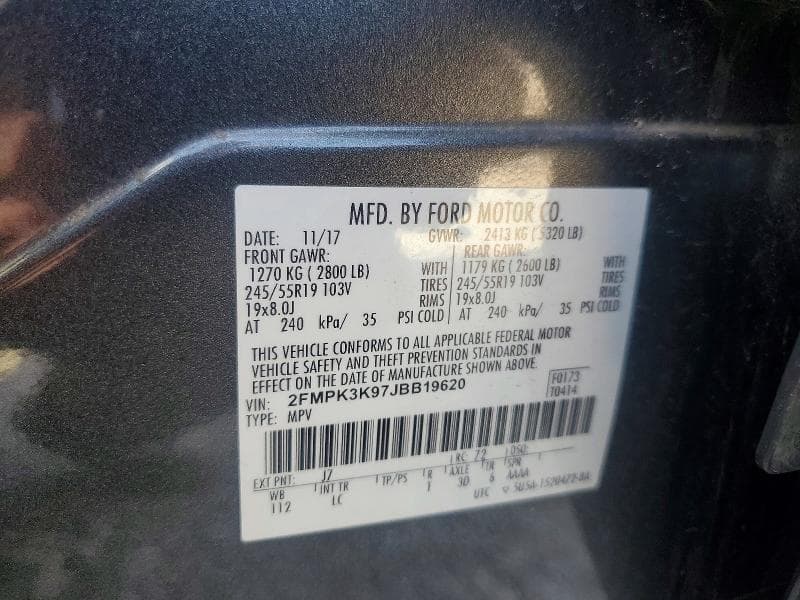 2018 FORD EDGE TITANIUM 13