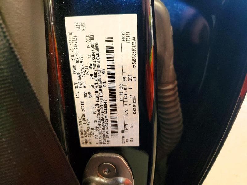 2021 FORD ESCAPE TITANIUM 14