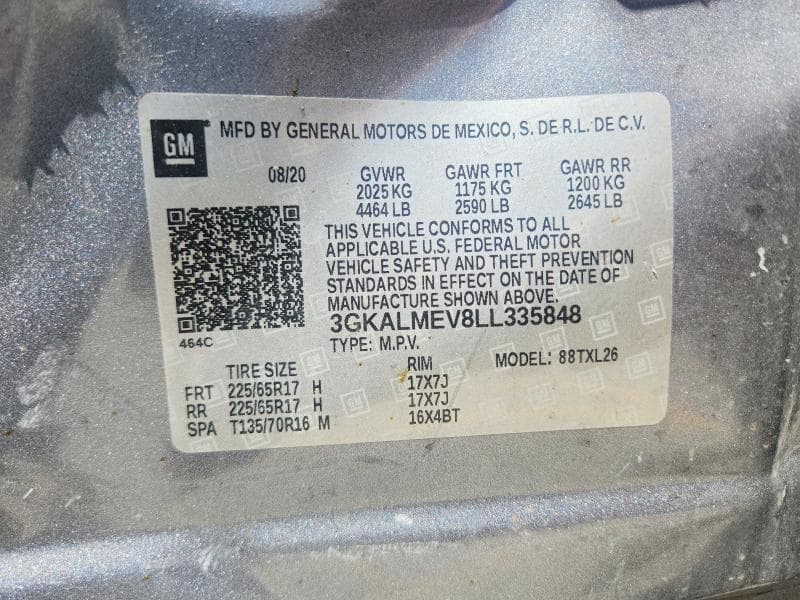 2020 GMC TERRAIN SLE 13