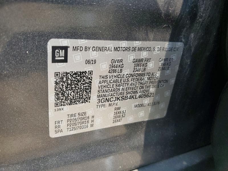 2019 CHEVROLET TRAX LS 13