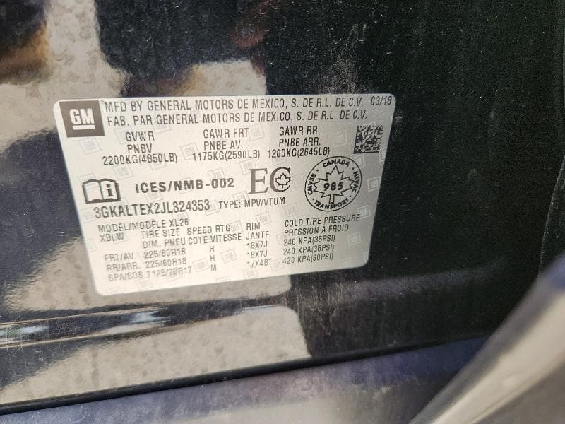 2018 GMC TERRAIN SLE 13