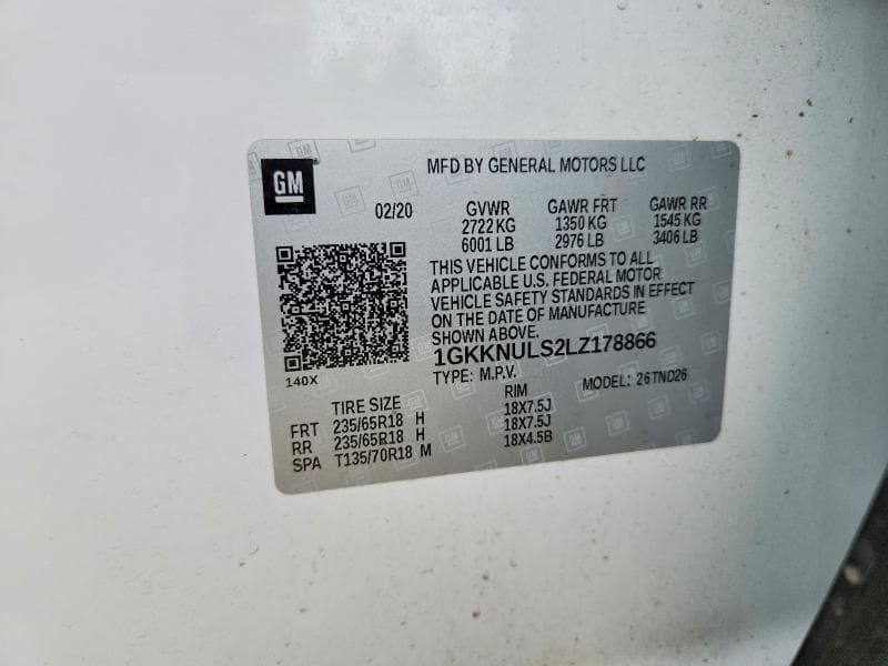 2020 GMC ACADIA SLT 13