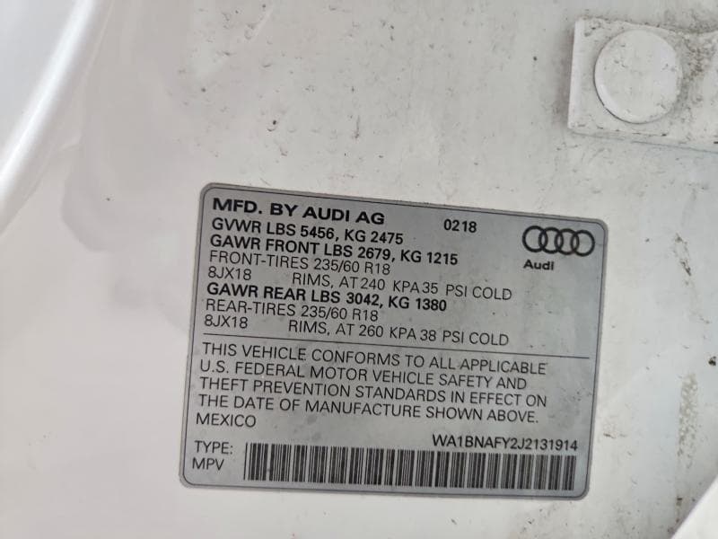 2018 AUDI Q5 PREMIUM PLUS 13