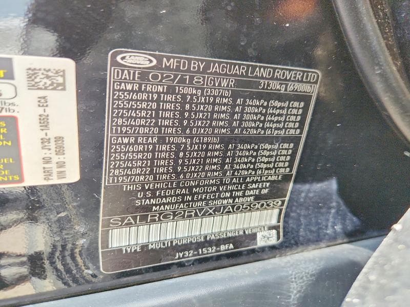 2018 LAND ROVER DISCOVERY SE 13