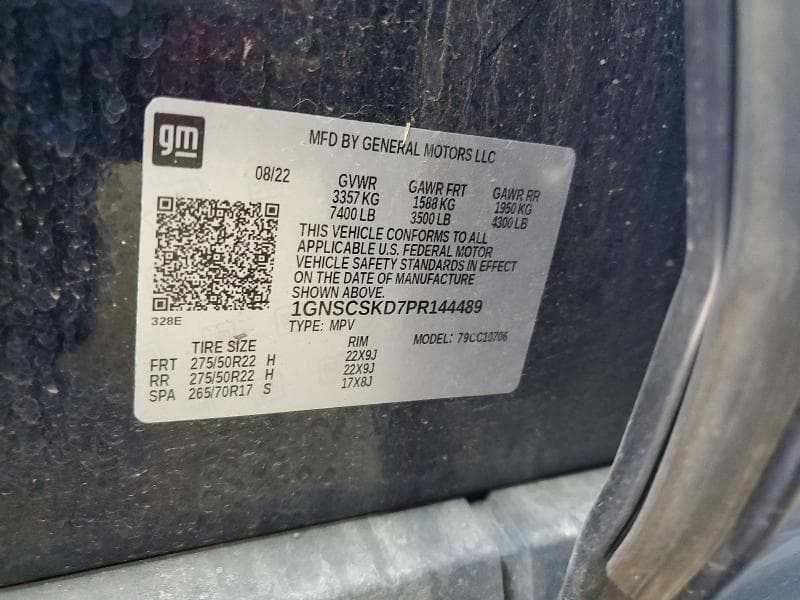 2023 CHEVROLET TAHOE C1500 PREMIER 13