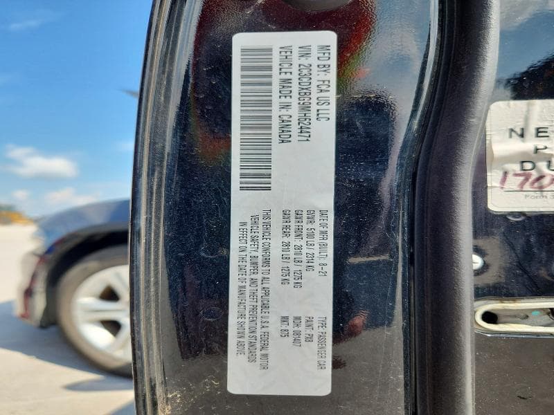2021 DODGE CHARGER SXT 12