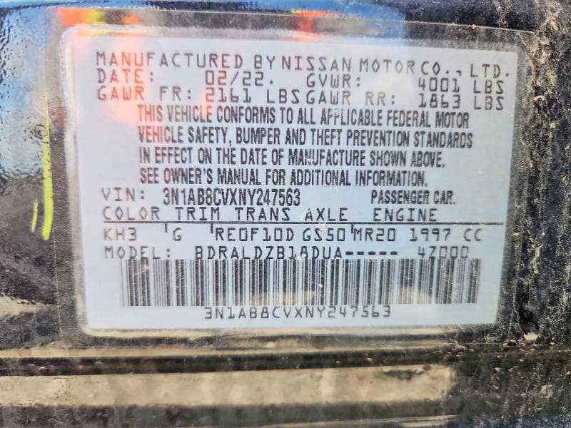 2022 NISSAN SENTRA SV 12