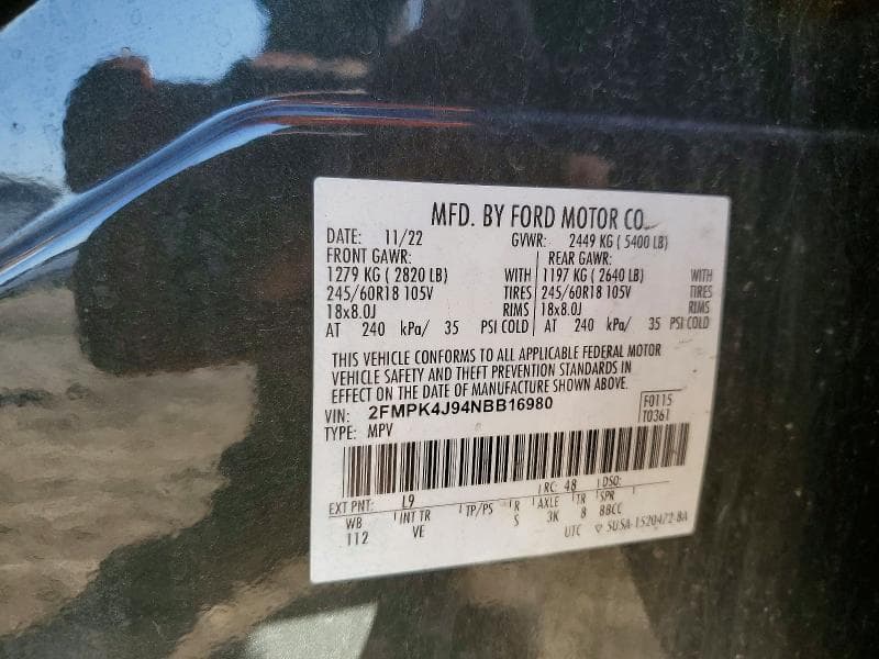 2022 FORD EDGE SEL 13