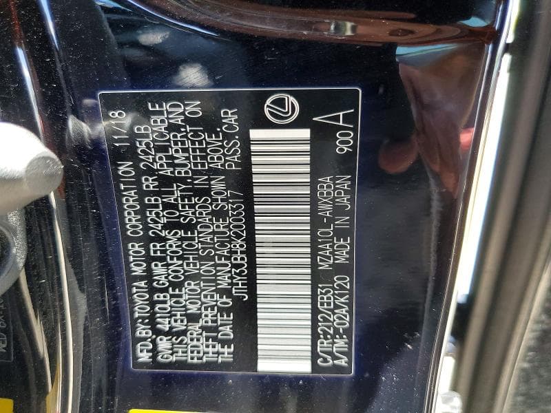 2019 LEXUS UX 200 13