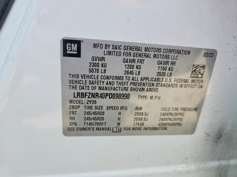 2023 BUICK ENVISION ESSENCE 13