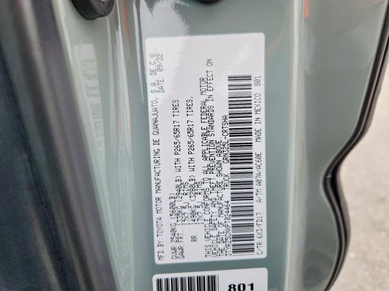 2023 TOYOTA TACOMA TRD SPORT 12