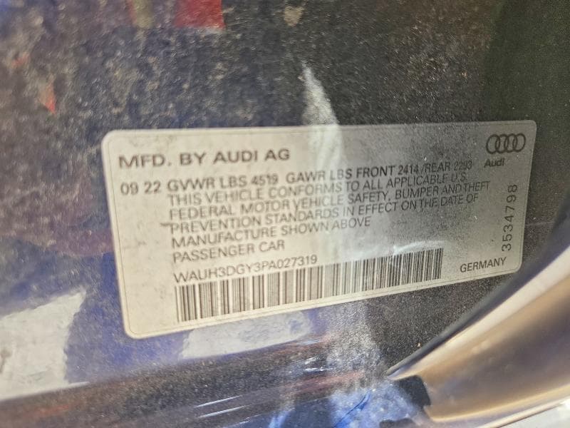 2023 AUDI S3 PREMIUM PLUS 13