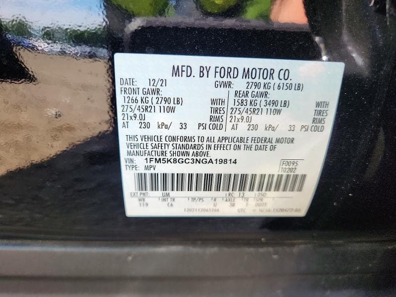 2022 FORD EXPLORER ST 13