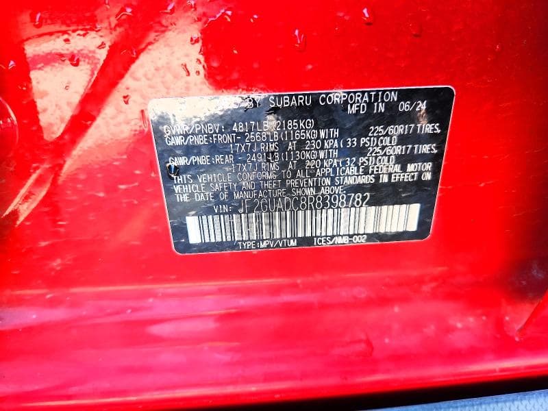 2024 SUBARU CROSSTREK PREMIUM 13